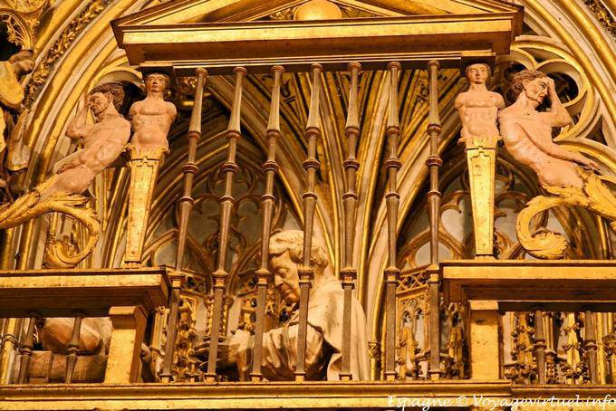 Toledo Cathedral Prayer in the Chapel - Spain