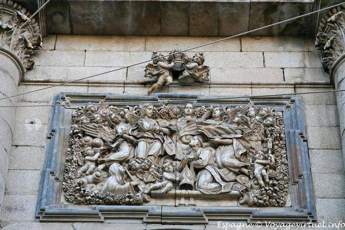 Toledo, detail of the Iglesia Los Jesuitas - Spain