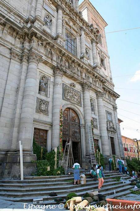 Toledo church façade Los Jesuitas - Spain