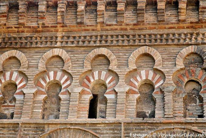 Detail of the facade, Mezquita Cristo de la Luz, Toledo - Spain