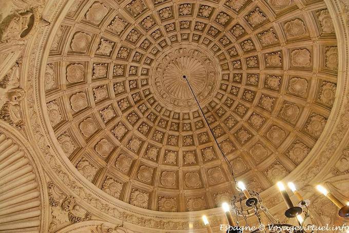 Interior decoration of the dome, Monasterio San Juan de los Reyes, Toledo - Spain