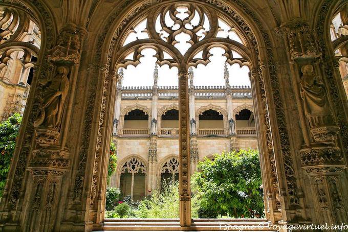 Toledo Monasterio San Juan de Los Reyes, architectural lace - Spain