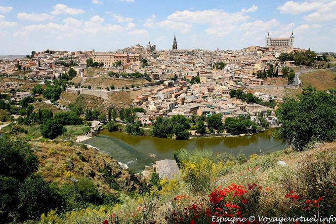Panorama of the City of Toledo - Spain