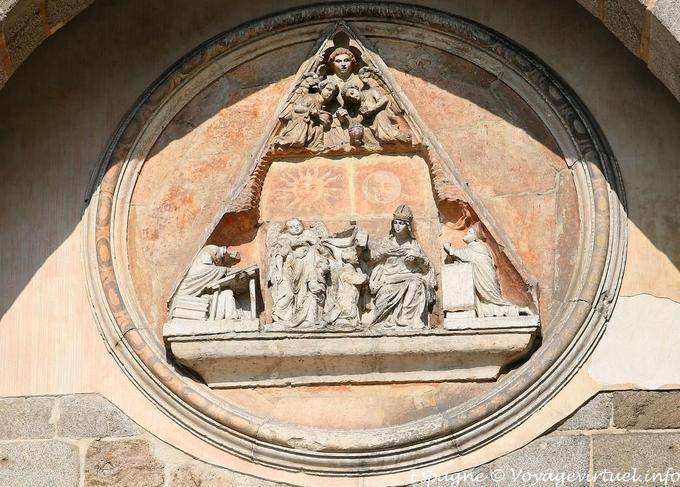 Toledo, Puerte del Sol, the moon and the sun - Spain
