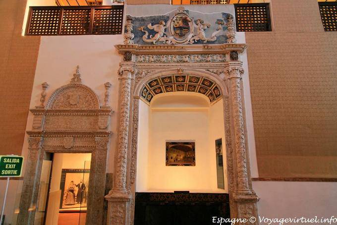 The ancient synagogue is now a museum, El Tránsito Synagogue, Toledo - Spain