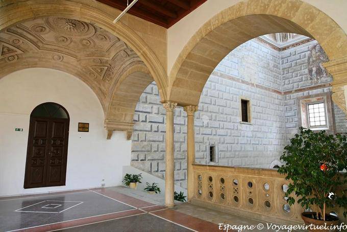 Úbeda, interior architecture of the Hospital de Santiago - Spain