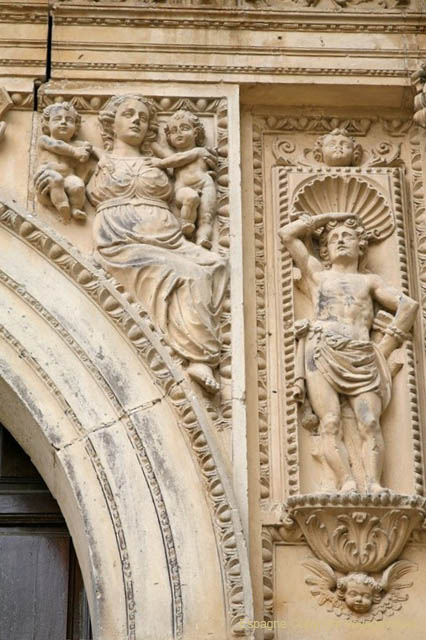 Úbeda detail on the side of a door - Spain