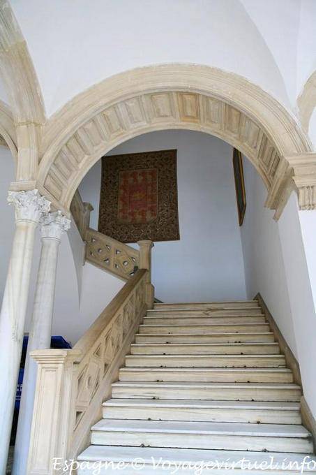 Úbeda, stairs to the Casa de Los Torres - Spain