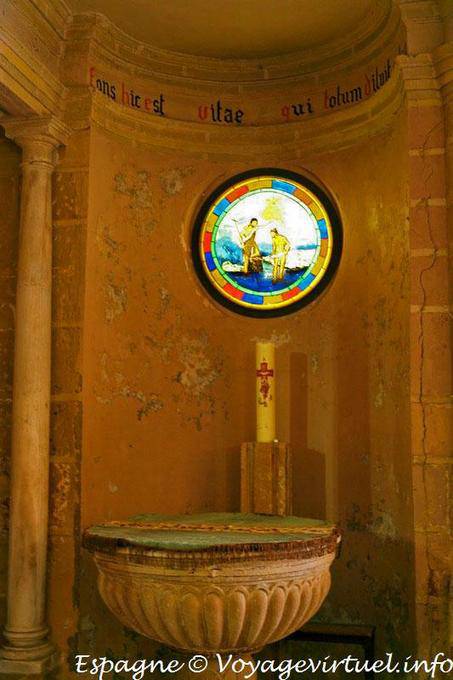 Úbeda, baptismal font of San Pablo - Spain