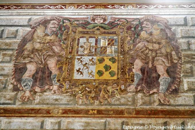 Úbeda, mural, Hospital de Santiago - Spain