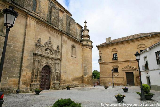 Úbeda, side door of the Capilla Hospital Los Viejos Hondaros - Spain