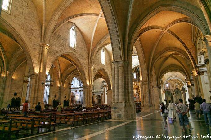 Valencia Drive in the nave of St. Mary's Cathedral - Spain