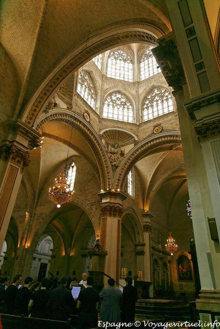 Valencia cimborrio of St. Mary's Cathedral - Spain