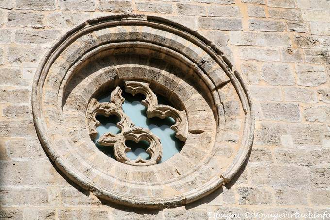 Valencia, church window Santa Catalina Martir - Spain