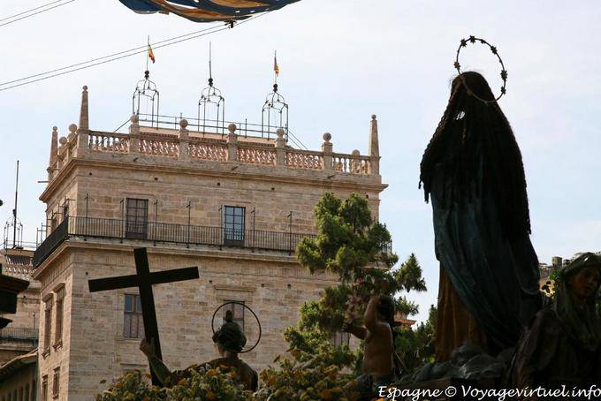 Monument to the Virgin, Palacio de la Generalitat, Valencia - Spain