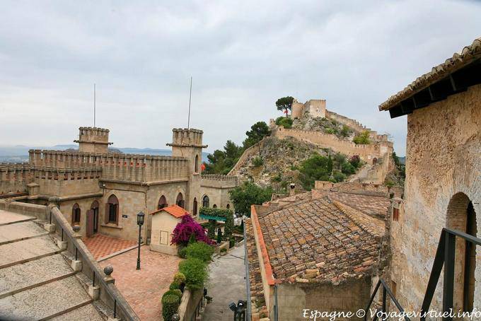 Main Edificio del castillo el Mayor Xativa - Spain