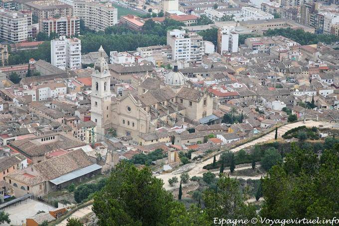Panorama of Xativa - Spain