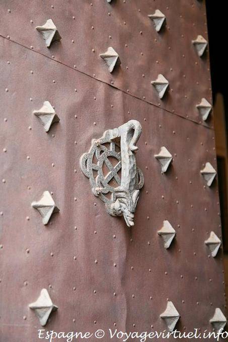 Door Castillo Mayor Xativa - Spain