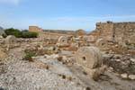 Ruins of the fortress, Castillo Santa Barbara, Alicante, Spain.