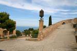 Walk in the fortress, Castillo Santa Barbara, Alicante, Spain.