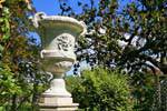 Aranjuez, head pot in the Jardin del Parterre, Spain.