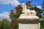Aranjuez, sphinx statue, Jardin del Parterre, Spain.