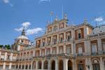 Interior façade of the Palacio Real, Aranjuez, Spain.