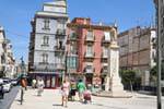 Cartagena, busy square, Spain.