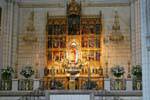 Madrid cathedral altarpiece (Santa María la Real de la Almudena), Spain.