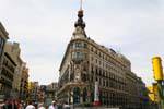 Madrid Calle de Alcala, Banco de Credito Espana, Spain.