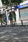 Madrid, Calle Montera, street girls, Spain.