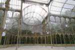 Madrid, Parque del Buen Retiro, inside the Crystal Palace, Spain.