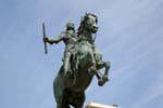 Monument to Philip IV, Statue, Plaza de Oriente, Madrid, Spain.