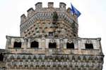 Manzanares el Real, keep of the castle, Spain.