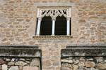 Manzanares el Real castle window, Spain.