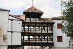 Tembleque, Plaza Mayor entry, Spain.