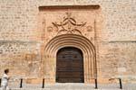 Tembleque door of the Church of Ascension, Spain.