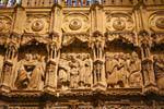 Toledo Cathedral, close up of sculptures, Spain.
