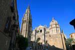 Toledo Cathedral, view from Trinidad, Spain.
