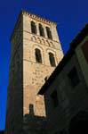 Toledo, bell tower of the Iglesia Santo Tome, Spain.