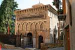 View of the Mosque Bab al-Mardum, Mezquita Cristo de la Luz, Toledo, Spain.