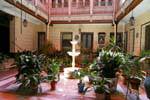 Toledo, Patio with fountain, Spain.