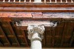 Toledo, Patio, detail of a column, Spain.