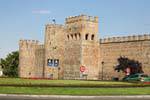 Toledo, walls Puerta Nueva Bisagra, Spain.