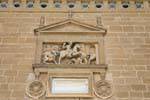Úbeda, detail of the facade of the Hospital de Santiago, Spain.