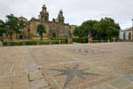 Úbeda, Plaza Molina, Santa Maria Reales Alcazares, Spain.