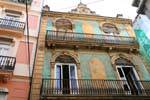 Valencia, colors dwellings, Spain.