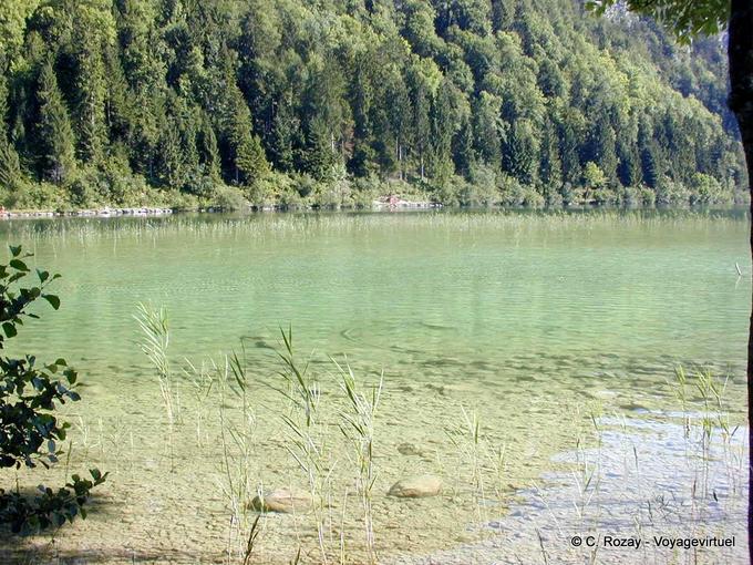 Transparency calm waters of the Great Maclu, Jura - Franche-Comté, France