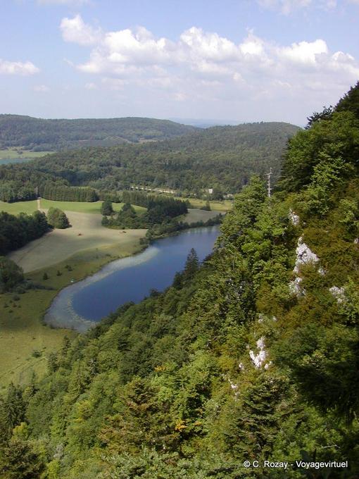 Le Petit Maclu seen Belvedere 4 lakes, Jura, France