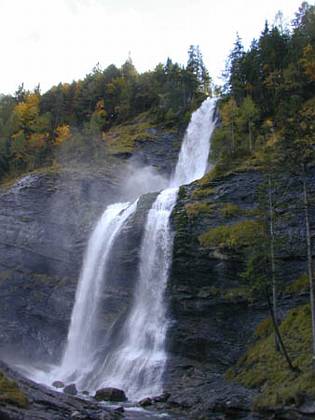 Cascade du Rouget Montriond Alps